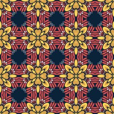 Seamless flower pattern background N6