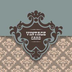 Vector vintage border frame N23