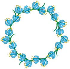 Floral wreath N32
