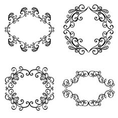Decorative Ornamental Frame for Text N2