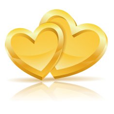 Two Gold Hearts N2