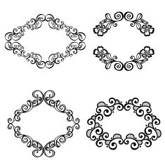 Decorative Ornamental Frame for Text N4