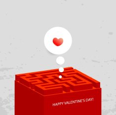 Valentines Day card N132