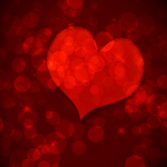 Valentine's day background with hearts N34