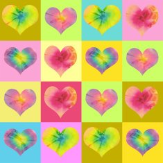 valentin hearts background
