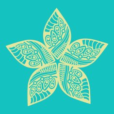 Cute ornamental flower N13