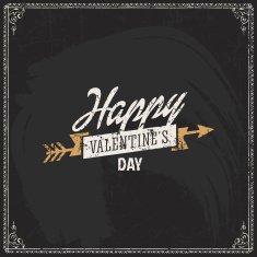 Valentine's Day vector poster N133