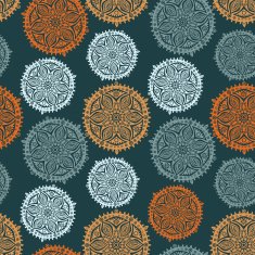 Retro background lace seamless pattern N5