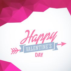 Valentine's Day vector poster N138