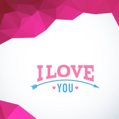 Valentine's Day vector poster N142