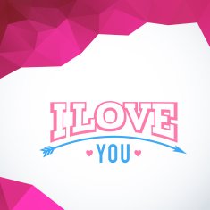 Valentine's Day vector poster N143