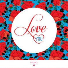 Happy Valentines Day card N128