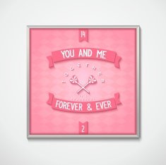 Love phrase with symbol attitude