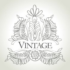 vector vintage frame N13