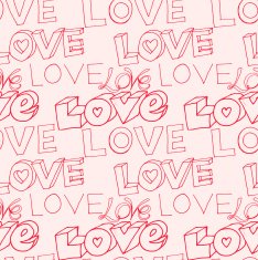 words "i love you" on pink background N5