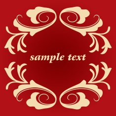 vector vintage frame N15