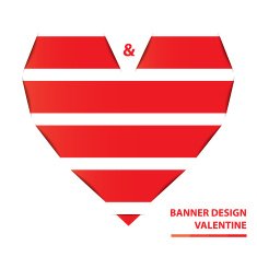 valentine banner design N2