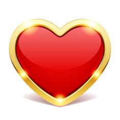 Red Heart Vector Illustration N4