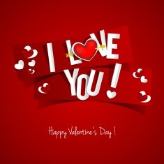 Happy Valentines Day card N131