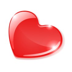 Red Heart Vector Illustration N5