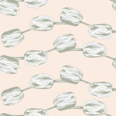 Seamless pattern with tulips N12