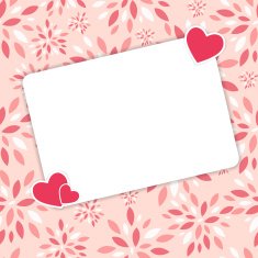 Valentines day heart backgroung vector illustration N8