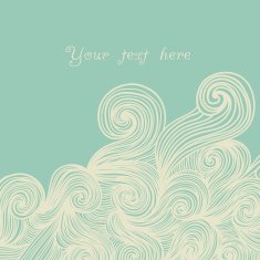 Abstract invitation card Template frame design N4