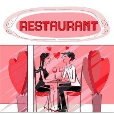 Valentines at the restaurant N2