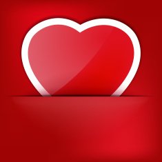 Paper Sticker Valentine's day EPS 10 N6