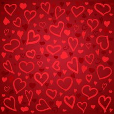 Vector Pattern of Hearts