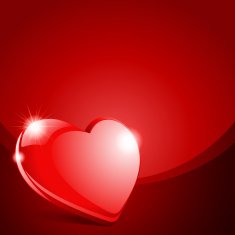 Red heart Valentine's day N8