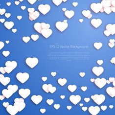 Valentines Day hearts background N2
