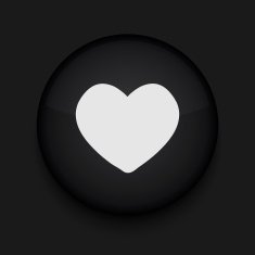 Vector heart icon Eps10 Easy to edit
