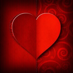 Valentine's Day card template N3