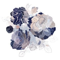 Decorative floral background N16