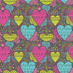 Hearts Seamless Pattern N42
