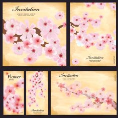 Set of floral cards for your design N11