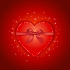 red heart gift N2