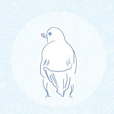 dove and heart N3