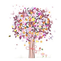 Festive romantic tree N6