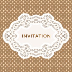 Invitation card Vintage background with place for text
