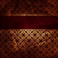 Vintage red brown floral background