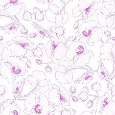 Orchid seamless pattern N3