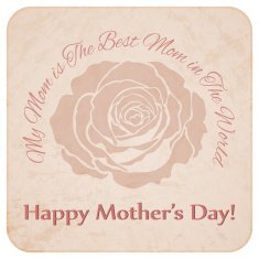 Retro Mother's day postcard