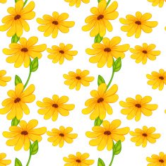 yellow flowers N18