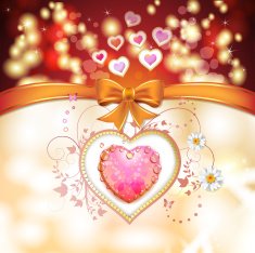 Valentine's day card N343
