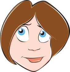 Girl's face N8