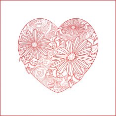cute valentines day illustration