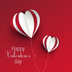 Valentine's day card N350