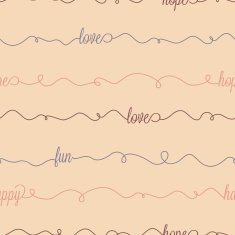 Vector seamless pattern with lettering love N2